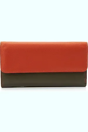 Mywalit Leder Damen Geldbörse - tri-fold w/Outer Zip Purse - 269-169