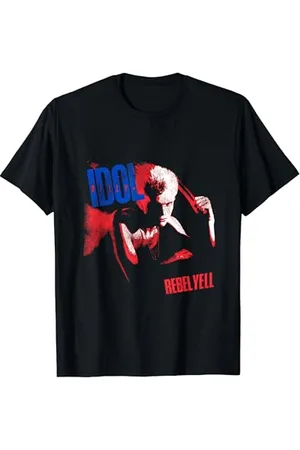 Billy Idol Rebel Yell T-Shirt S Klassisches V-Ausschnitt-Halbarm-T-Shirt