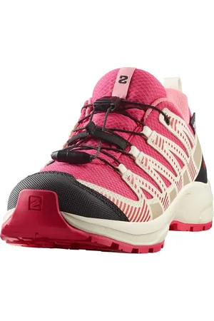 Salomon Junior XA PRO V8, Wasserdicht für Kinder, Rot/Va, Vielseitige Wanderschuhe für Komfort, Ideal für Wanderschuhe & Trailrunning für Outdoor-Abenteuer 34