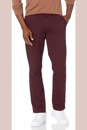 Amazon Herren Legere Stretch-Chinohose mit schmaler Passform, , 40W / 29L