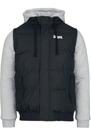 Lonsdale London Herren Jacke mit Kapuze Normale Passform DOWPOT L