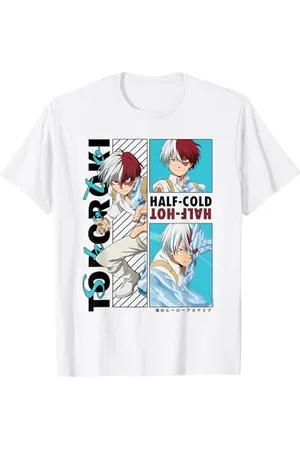 My Hero Academia Todoroki Half-Cold Half Hot Anime T-Shirt