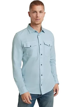 G-Star RAW Herren Marine Slim Hemd, , M