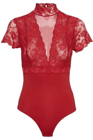 Pieces® Pcsicca Ss High Neck Bodystocking
