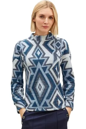 Street one Damen A320695 Langarmshirt Gemustert, , 44