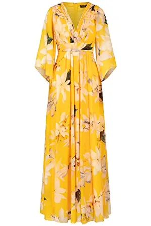 Apart Abendkleid mit Blüten-Print, , L, 72402