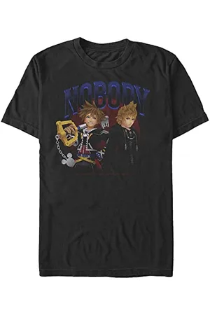 Disney Unisex Kingdom Hearts Nobody Circle Organic Short Sleeve T-shirt, , M