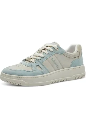 QS by s.Oliver Damen Sneaker flach mit Schnürsenkeln Low Top, Mehrfarbig , 38 EU