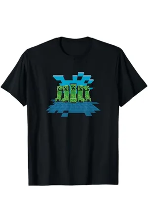Minecraft Creeper Mob Aufstellung T-Shirt