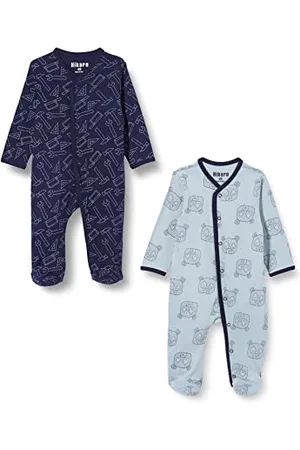 CARE LABEL Baby Schlafstrampler mit Füßen