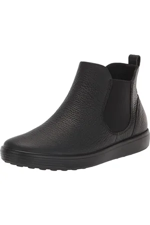 Ecco Damen Soft 7 Chelsea Boot, Black, 36 EU