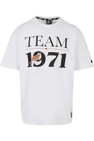 STARTER BLACK LABEL Herren Starter Team 1971 Oversize Tee XXL White