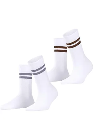 ESPRIT Damen Socken Tennis Stripe Multipack W So Baumwolle gemustert 2 Paar, , 35-38