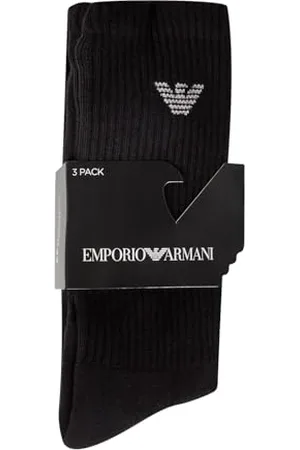 Emporio Armani Emporio Armani Herren of Sporty Terry Cloth 3 Pack Medium Socks, , Einheitsgröße EU
