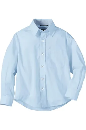 G.O.L. ESPRIT Jungen Hemd mit Kentkragen, Einfarbig, Gr. 170, Blau (skyblue)