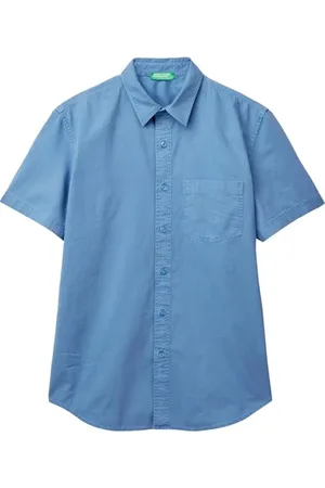 Benetton Herren 5kgpuq04t Hemd, , Medium