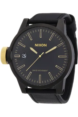 Nixon Herren-Armbanduhr Analog Leder A1271041-00