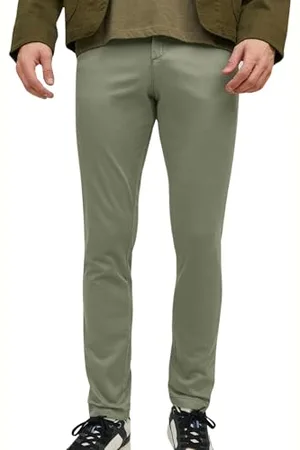 JACK & JONES Herren Jpstmarco Jjbowie Sa Noos Chino Hose, Grün, 28W / 32L