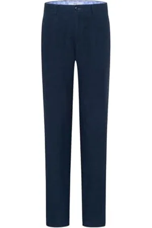 Brax Herren Style Fabio Ldx Pure Linen: Chino in sommerlichem Leinen Freizeithose, , 36W x 32L
