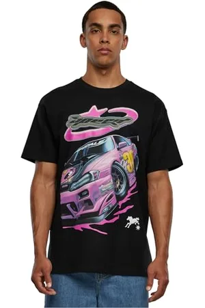 Mister Tee Herren Speed Heavy Oversize Tee S Black