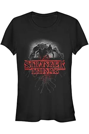 Stranger Things Damen Logo Demo Glow Short Sleeve T-shirt, , XXL