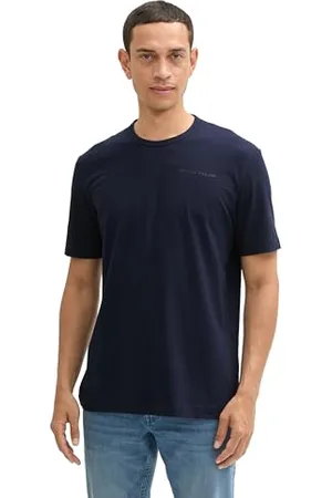 TOM TAILOR Herren Basic T-Shirt aus Baumwolle, , M