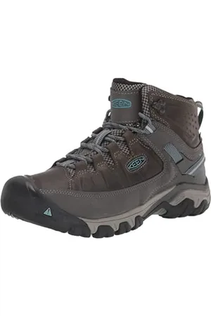 Keen Damen Targhee 3 Mid Waterproof Wanderstiefel, Magnet/Atlantic Blue, 38.5 EU