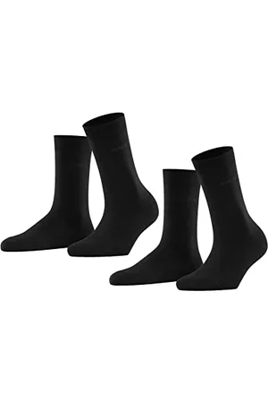 ESPRIT Damen Socken Basic Easy Multipack W So Baumwolle einfarbig 2 Paar, , 39-42