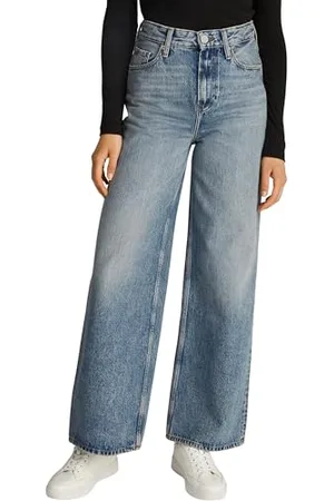 Tommy Hilfiger Damen Jeans Hose Wide Leg Sam Weites Bein, Blau (Sam), 30W/29L