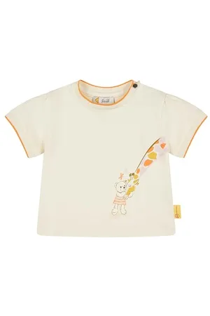 Steiff Baby - Mädchen T-Shirt Kurzarm mit Grafik, Blossom, , 68