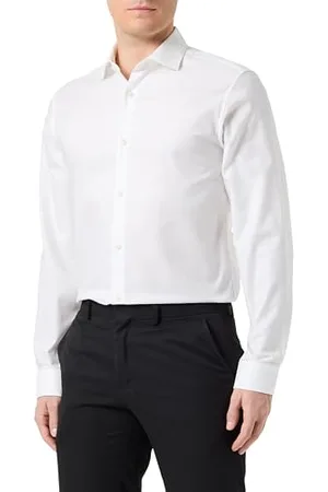 JACK & JONES Herren Jprblaparker Comfort Shirt L/S Langarmhemd 12249387, ,S
