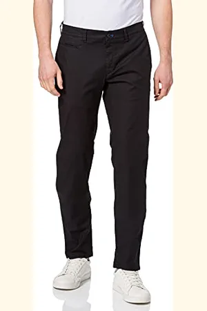 Brax Herren Style Fabio in Hi-Flex Superelastische Chino Hose, Black, 32W / 34L
