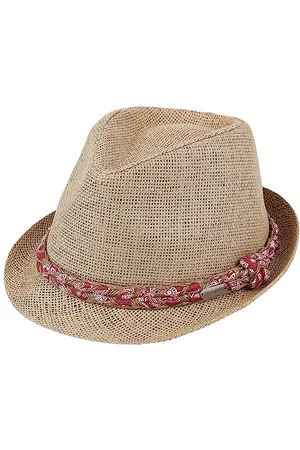 Chillouts Labasa Hat, Unisex Trilby, S-M rot/braun