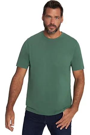 JP 1880 Herren große Größen Übergrößen Menswear L-8XL T-Shirt, Basic, Rundhals, gekämmte Baumwolle, bis 8XL 8XL 702558198-8XL