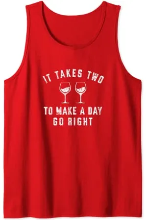 Camp David "It Takes Two" Wein-Grafik-T-Shirt Tank Top