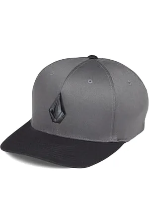 Volcom Herren Full Stone Flexfit Stretch Hat Baseballkappe, Asphalt Schwarz-Neu, 54