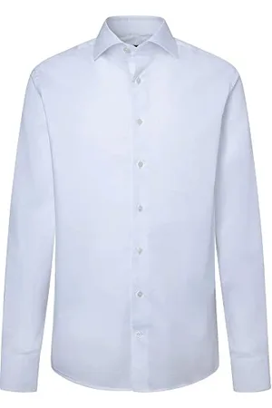 Hackett Herren Fine Herringbone Hemd, , 15