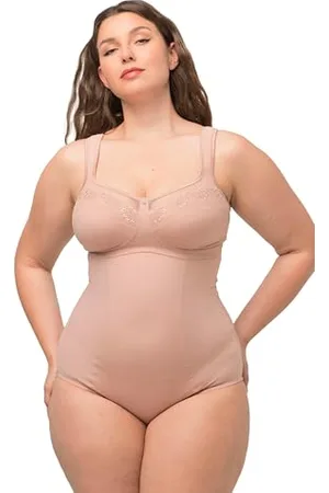 Ulla Popken Damen Shaping Bodyforming-Body, , 115D