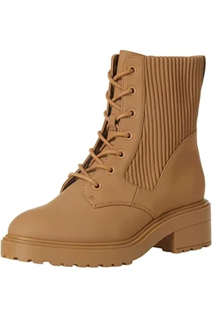 Amazon Damen Gummierter Springerstiefel mit Dicker Außensohle, , 36 EU Weit