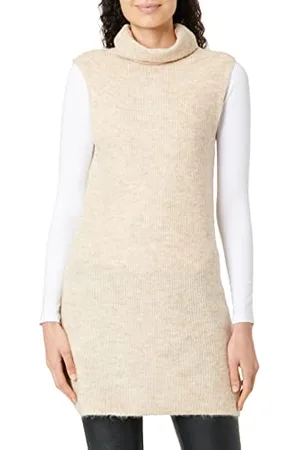 Pieces® Damen Pcellen Rollneck Long Knit Vest Noos Bc, , M