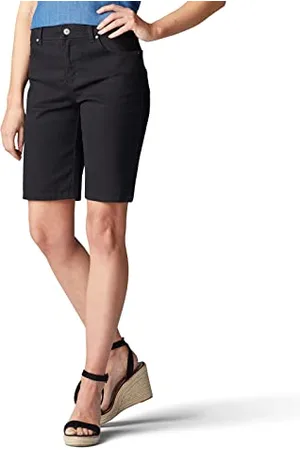 Lee Damen Relaxed Fit Bermuda Jeans-Shorts, , 48
