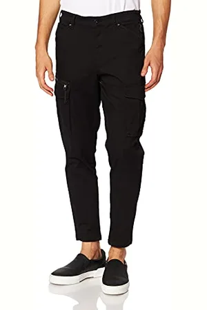 JACK & JONES Herren Cargo Chino Hose JPSTACE JJDEX Stretch Pants Gerader Schnitt Arbeitshosen Look, Farben: , Größe Hosen:27W / 30L