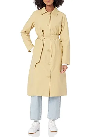 Amazon Damen Wasserabweisender Trenchcoat in lockerer Passform (in Übergröße erhältlich) (Früher Amazon Aware), , 4XL Große Größen