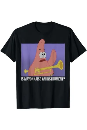 Spongebob Patrick Is Mayonnaise An Instrument , Halbarm, T-Shirt