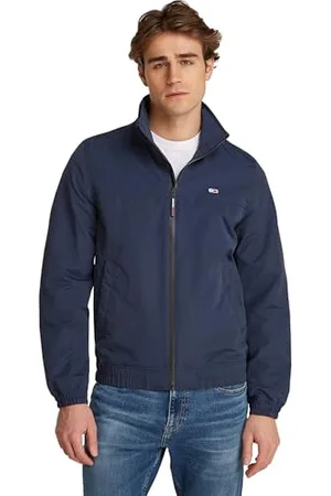 Tommy Hilfiger Herren Jacke Essential Casual Bomber Übergangsjacke, Blau (Dark Night Navy), S