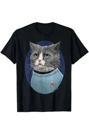 Star Trek : The Original Series Leonard McCoy Cat Portrait T-Shirt
