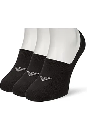 Emporio Armani Emporio Armani Herren Footie Casual 3-Pack Invisible Socks, , S-M EU