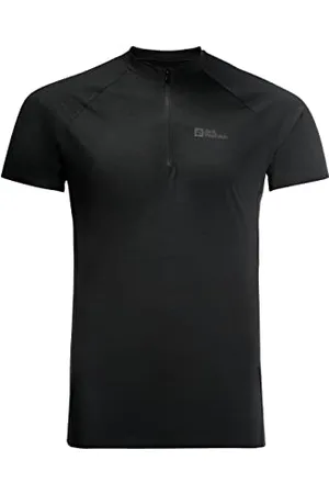 Jack Wolfskin Herren Prelight T-Shirt, Black, XXL