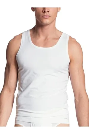 Calida Cotton Code Unterhemd Herren, mit Rundhals-Ausschnitt
