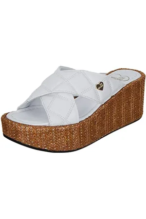 Moschino Damen Ja28498i0giey100 Platform Sandalen, , 38 EU